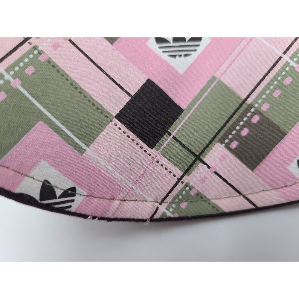 Women Adidas Trefoil Strapback Adjustable Hat Cap Baseball Casual Mom Brown Pink - Picture 12 of 13